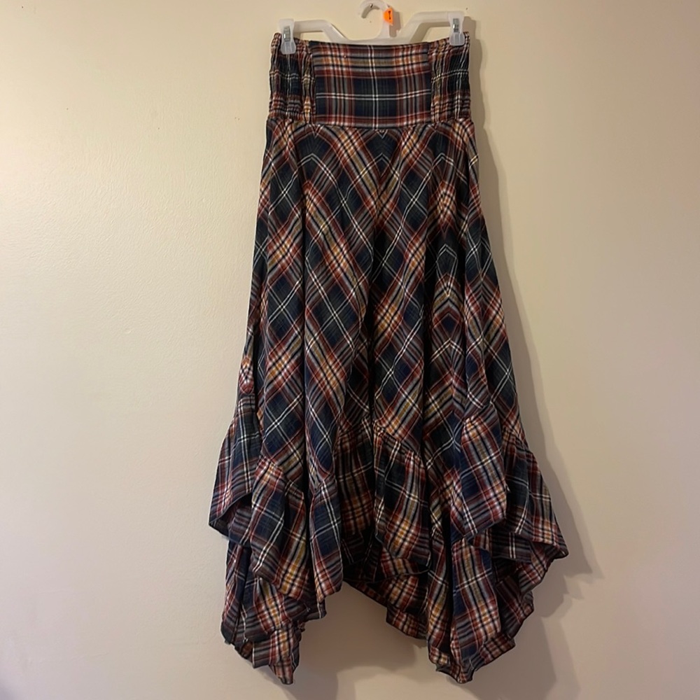 Natural Life Asymmetrical Maxi Skirt